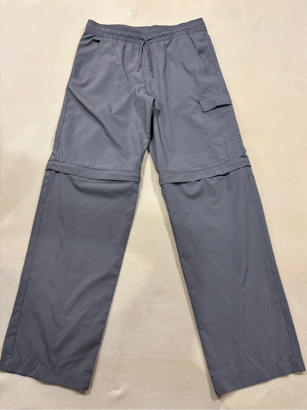 Columbia Men's Cargo Convertible Pants in Slate Gray Teens (14-15)